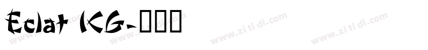 Eclat ICG字体转换